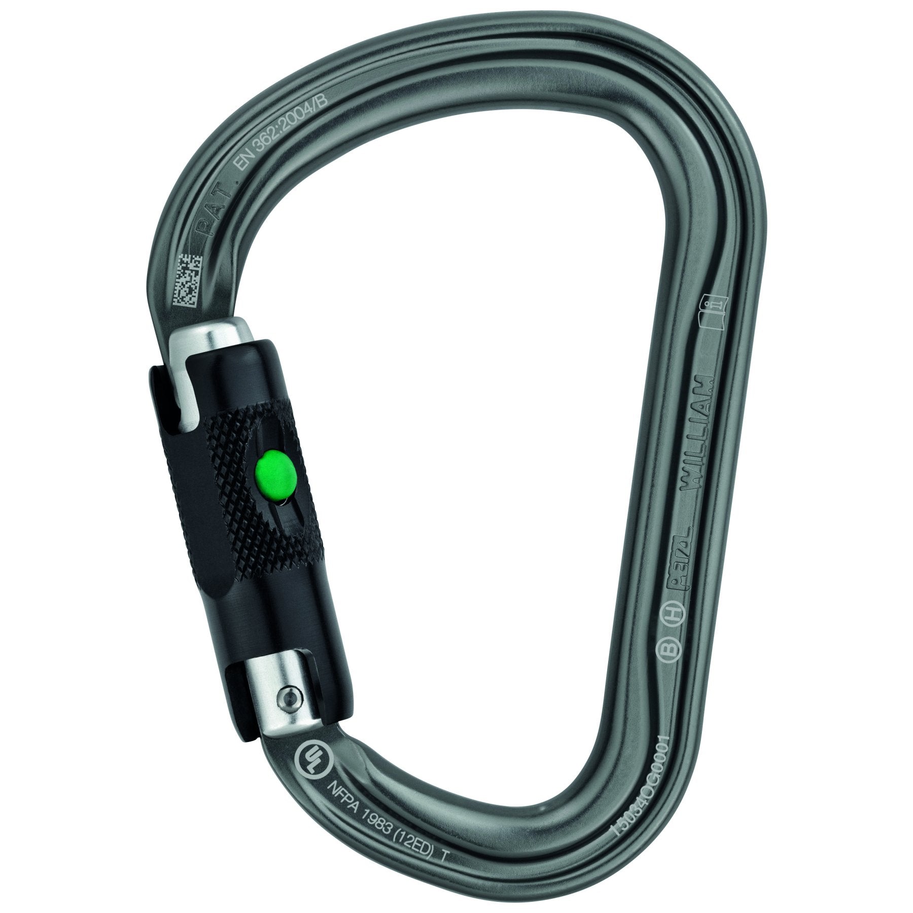 William Ball-lock - grey, HMS carabiner