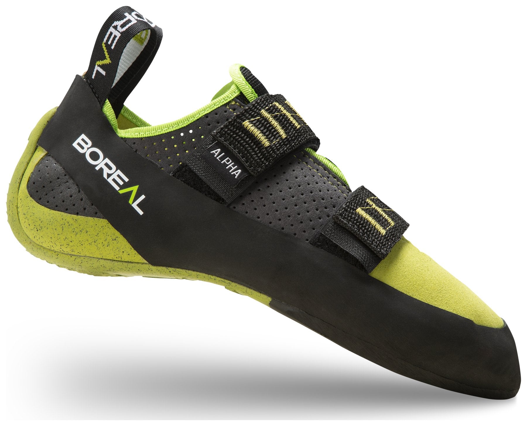 Alpha men's (2023) - graphite/green, climbing shoes