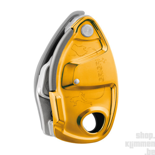 GRIGRI®+ - oranje, zekerapparaat met anti-paniekhendel
