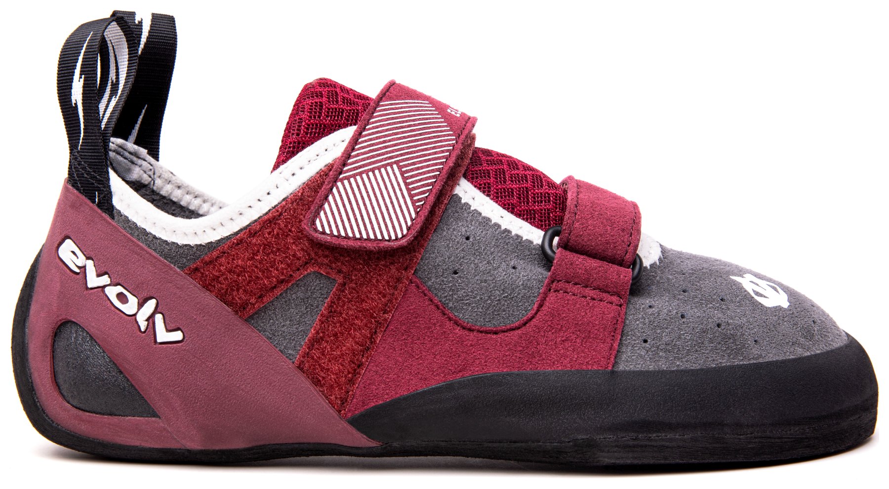 Elektra - Grey-Merlot, climbing shoes