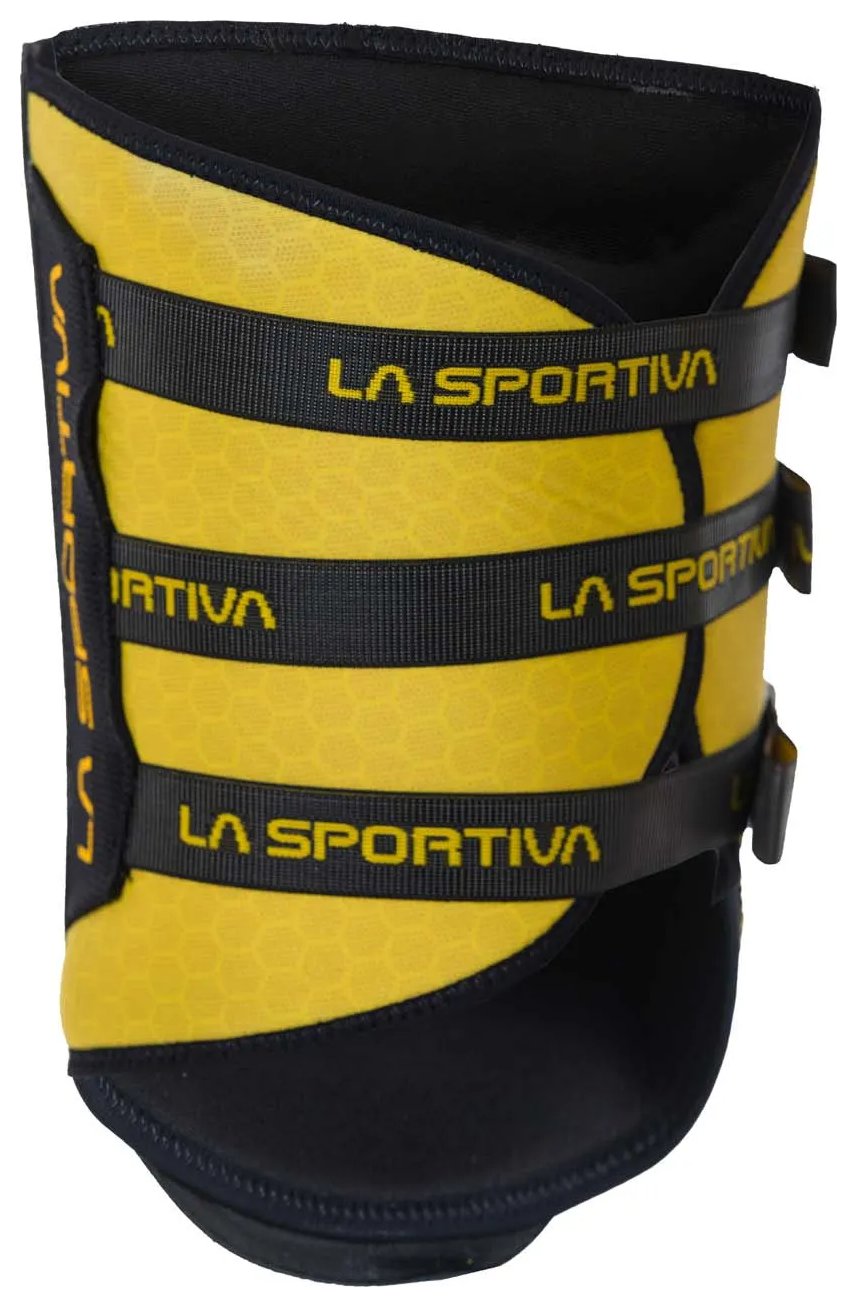 Laspo Knee Pad - noir/jaune, genouillère escalade