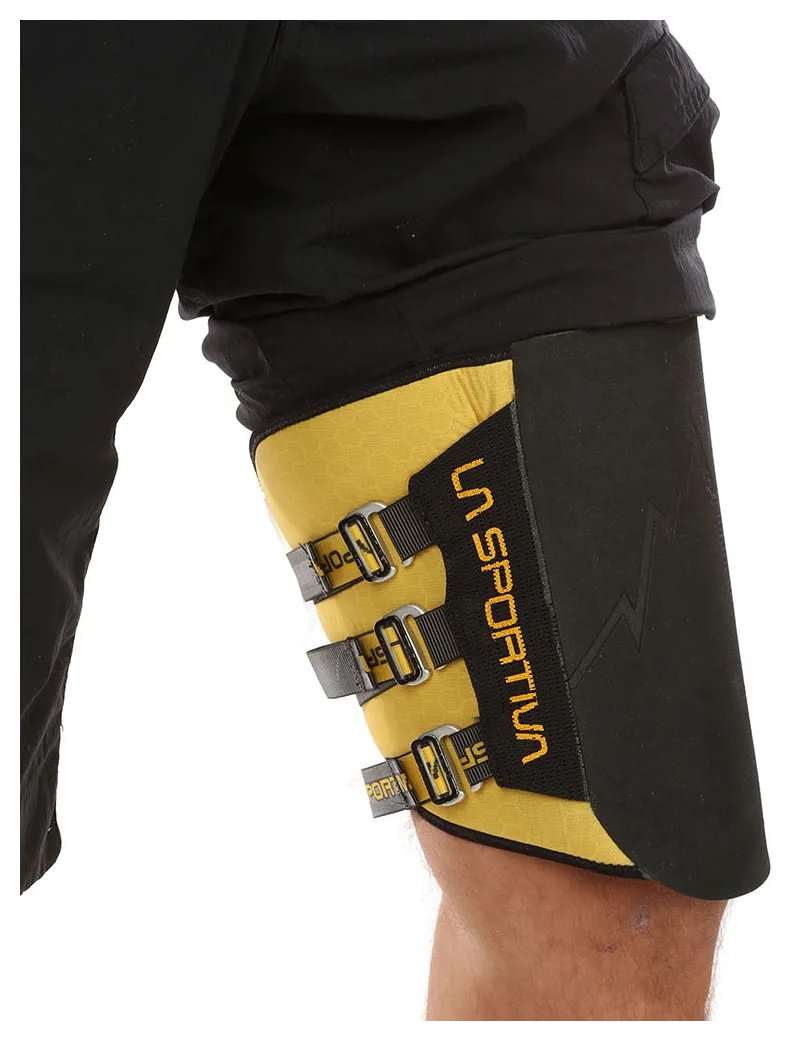 Laspo Knee Pad - zwart/geel, kneepad