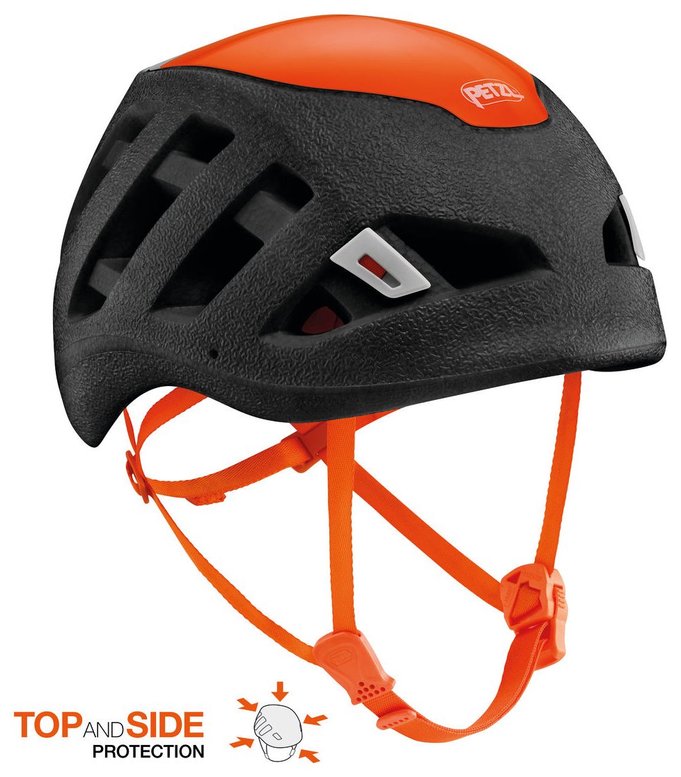Sirocco - noir/orange, casque ultra léger escalade