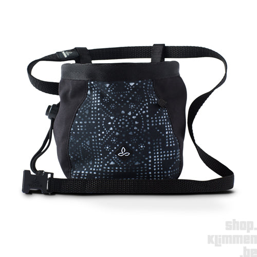 Large - black mosaic, women's chalk bag