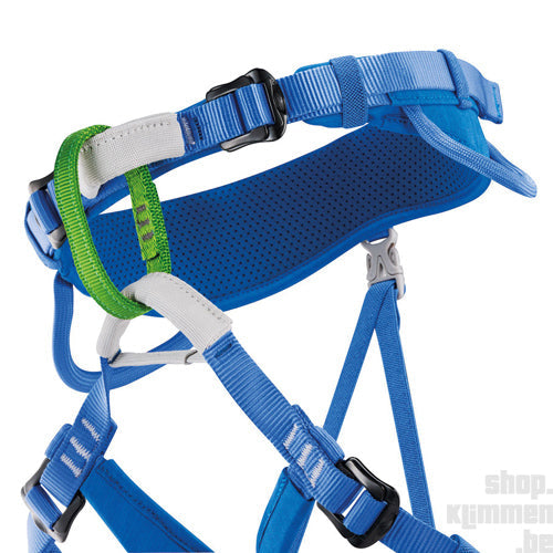 Macchu - blue, kid's climbing harness